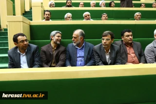ملاقات مدیران حراست دانشگاه فنی وحرفه ای با دکترمنظری توکلی رئیس کمیته ی آموزش فنی وحرفه ای مجلس