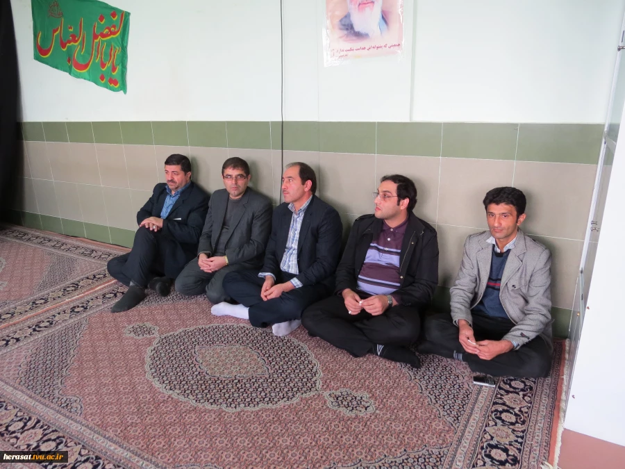 جلسه تودیع و معارفه در فضای معنوی زیارت عاشورا