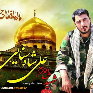 شهید مدافع حرم علی شاه سنایی