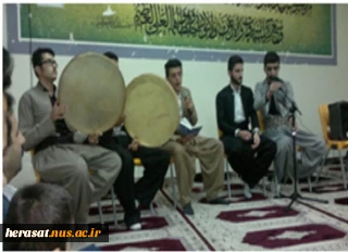 برگزاری مراسم مولودی خوانی به مناسبت فرا رسیدن ماه ربیع الاول در خوابگاه آموزشکده یزدان پناه