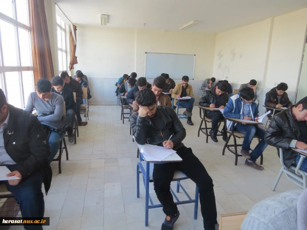 بازدید حراست و معاونین آموزشکده از نحوه برگزاری امتحانات نیمسال اول 94 5