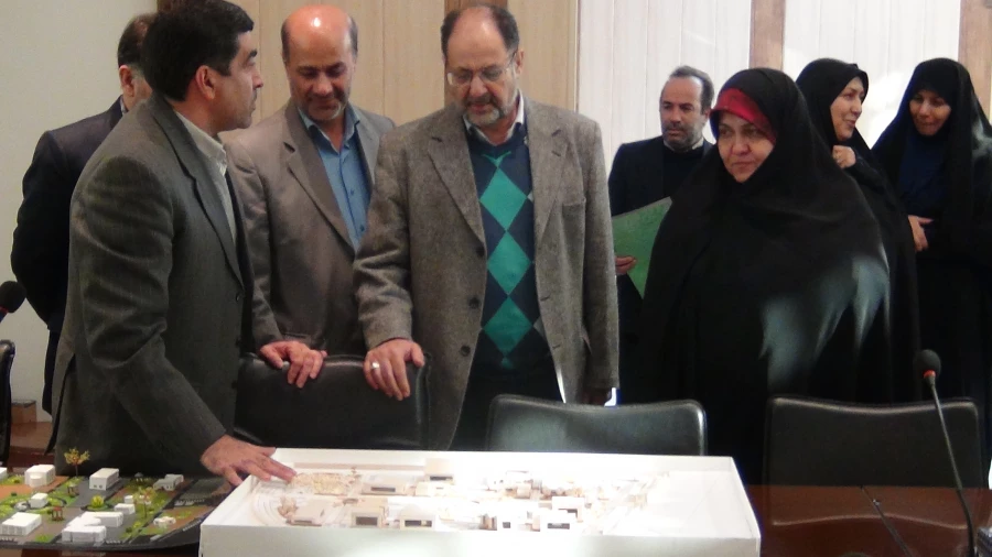 بازدید دکتر شفیعی ریاست محترم دانشگاه فنی وحرفه ایی کشور از آموزشکده دختران کرج