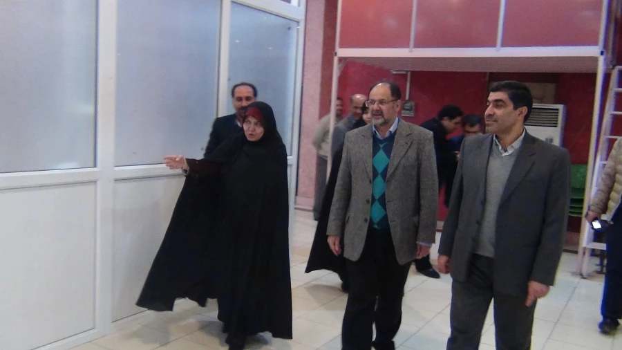 بازدید دکتر شفیعی ریاست محترم دانشگاه فنی و  حرفه ایی کشور از آموزشکده دختران کرج