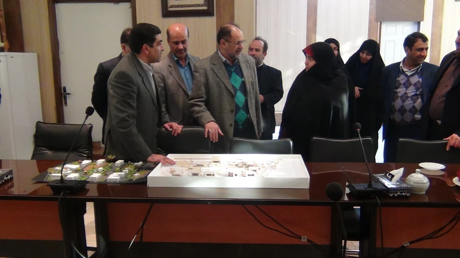 بازدید دکتر شفیعی ریاست محترم دانشگاه فنی و حرفه ای از آموزشکده دختران کرج