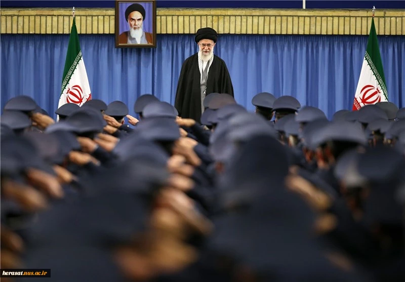 فرماندهان و کارکنان نیروی هوایی ارتش و پدافند هوایی با امام خامنه‌ای دیدار کردند  2