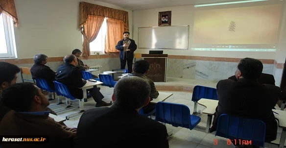 بازآموزی تهدیدات فضای مجازی  درآموزشکده فنی کشاورزی نیشابور 2