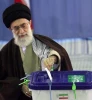 رهبر انقلاب در اولین دقایق آغاز رأی گیری  2