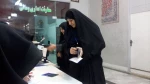 حضور ریس اداره حراست آموزشکده دختران کرج پای صندوق رای