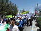 حضور پر شور اساتید ، کارکنان و دانشجویان آموزشکده فنی و حرفه ای پسران بیرجند (ابن حسام) در راهپیمایی روز جهانی قدس