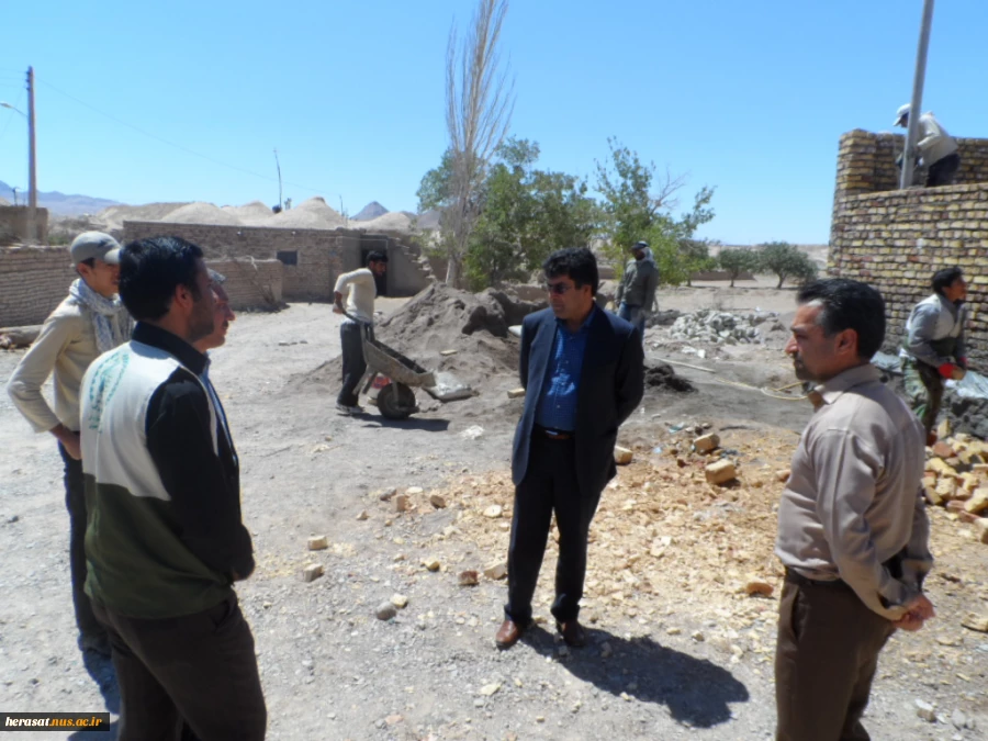 بازدید مسئولین آموزشکده فنی و حرفه ای پسران بیرجند از اردوی جهادی دانشجویان آموزشکده 2