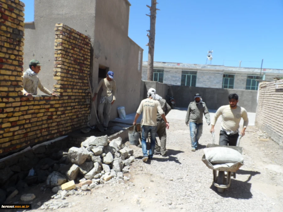 بازدید مسئولین آموزشکده فنی و حرفه ای پسران بیرجند از اردوی جهادی دانشجویان آموزشکده 5