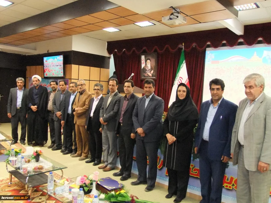 مراسم تکریم و معارفه روءسای قدیم و جدید آموزشکده فنی و حرفه ای پسران بیرجند (ابن حسام ) با حضور جناب آقای دکتر میردامادی ، معاونت محترم پارلمانی دانشگاه فنی و حرفه ای برگزار گردید. 2