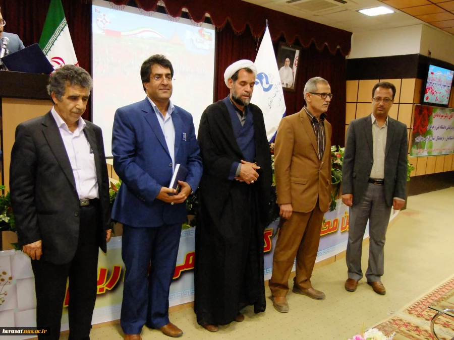 مراسم تکریم و معارفه روءسای قدیم و جدید آموزشکده فنی و حرفه ای پسران بیرجند (ابن حسام ) با حضور جناب آقای دکتر میردامادی ، معاونت محترم پارلمانی دانشگاه فنی و حرفه ای برگزار گردید. 2