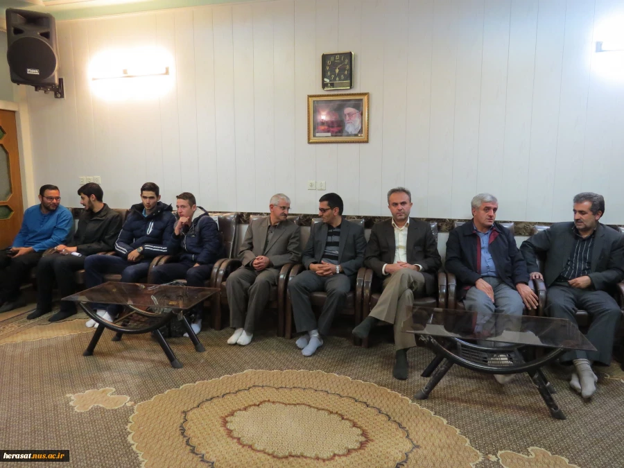 دیدار اساتید و کارکنان دانشگاه فنی و حر فه ای استان اردبیل با نماینده ولی فقیه در استان