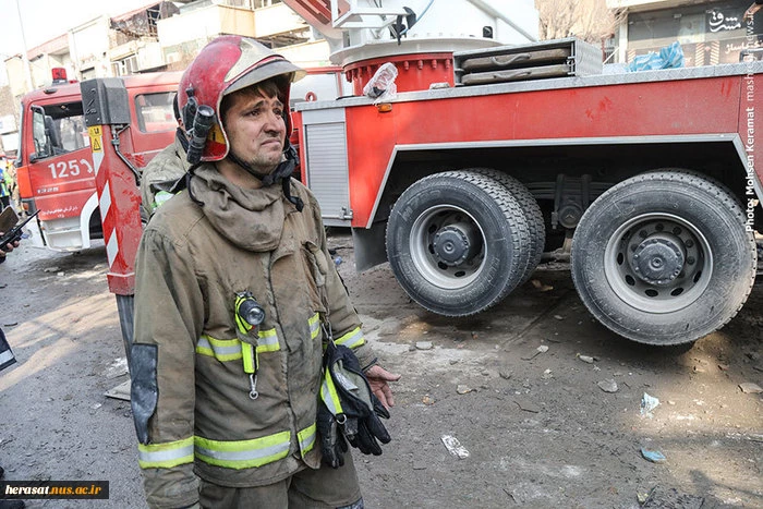 شهادت آتش نشانان جان افشان در حادثه پلاسکو تهران  تسلیت باد .