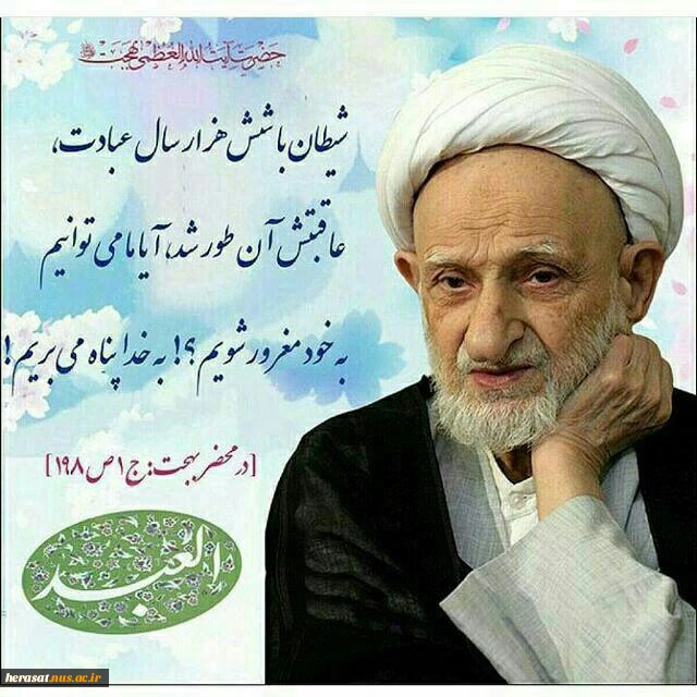 مرحوم آیت الله بهجت 2