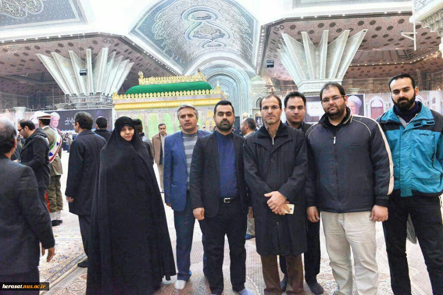 تجدید میثاق همکاران شاغل در حراست دانشگاه فنی و حرفه ای با آرمانهای امام راحل(ره).