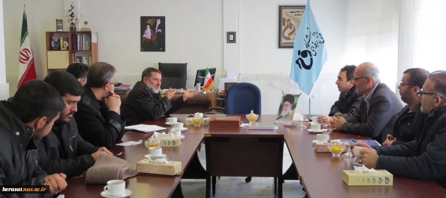 جلسه تدفین و ساخت المان شهدای گمنام در آموزشکده فنی پسران اردبیل