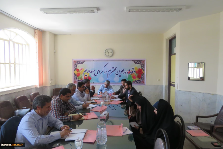 برگزاری اولین جلسه استانی مسئولین و کارکنان حراست مراکز تابعه دانشگاه در استان کرمان در سال 1396  2