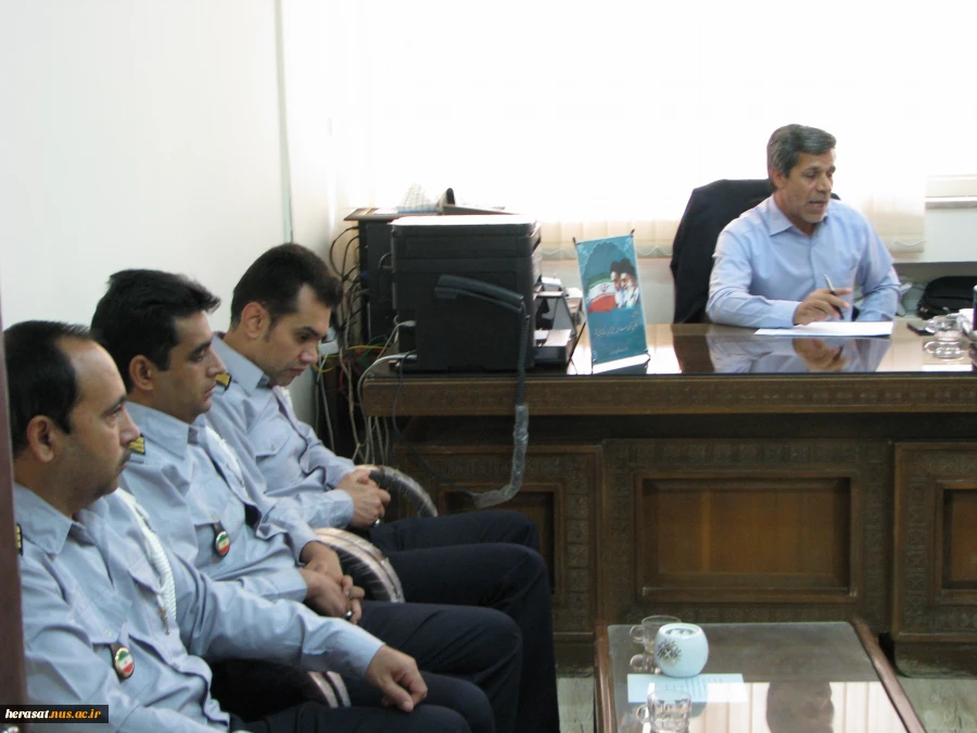 برگزاری جلسه توجیهی نگهبانان دانشکده فنی شهید چمران کرمان 2