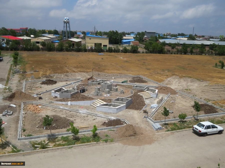 بازدید میدانی از محوطه‌سازی مزار شهید گمنام