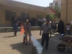 چهارمین دوره اطفاء حریق آموزشکده های استان البرز