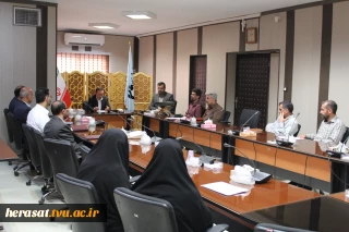 جلسه مشترک مسئولین حراست آموزشکده های استان همدان با روسا