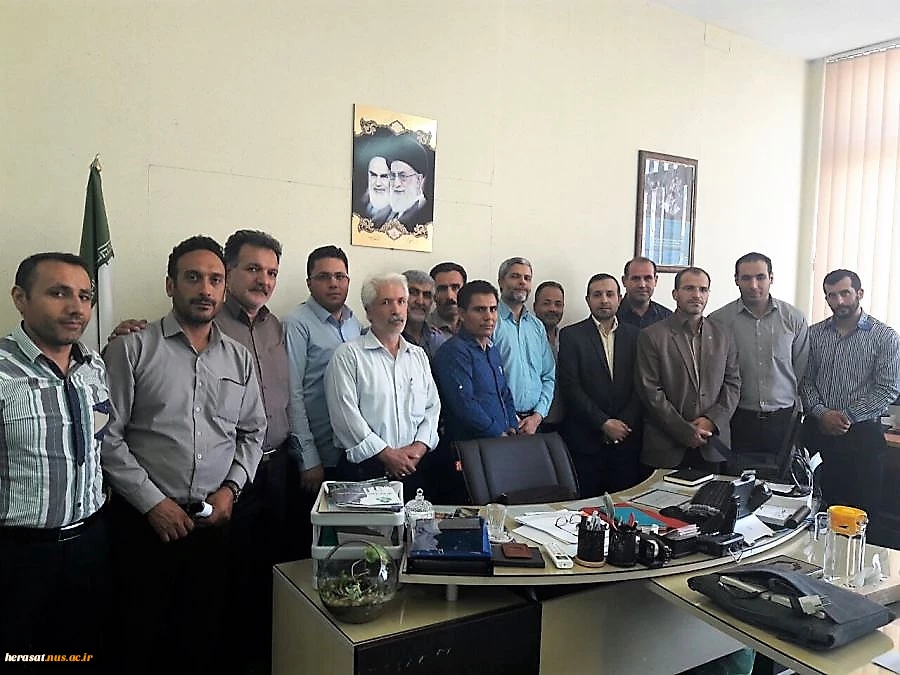 دیدار صمیمی مدیرکل دفتر مرکزی حراست دانشگاه با همکاران انتظامات دانشکده ها و آموزشکده های استان تهران و البرز