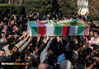 تشییع پیکر شهید حججی