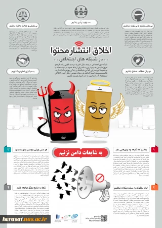 اخلاق انتشار محتوا در شبکه های اجتماعی