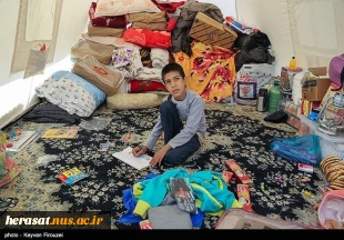 از فرمایشات  حضرت امام خامنه ای  با مردم زلزله زده کرمانشاه :
 من با یکایک دلهای داغدار شما همدردم با غم شما دلهای ماپراز غم وافکار مانیز گرفتار شد .مسئولان تلاش های خودرا مضاعف کنند به این حد قانع نیستم.

اداره حراست دانشگاه فنی استان لرستان 2