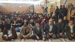 مراسم بزرگداشت  مرحوم رضا راهنما دانشجوی دانشکده فنی خرم آباد 2