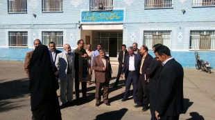 بازدیددکتر روشن معاون حقوقی و امور مجلس وزارت علوم از آموزشکده فنی دکتر حسابی خمین