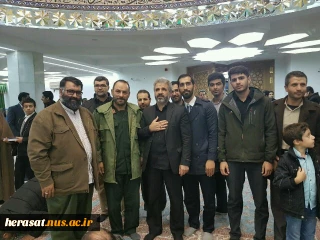 حضور پدر شهید حججی در کردستان