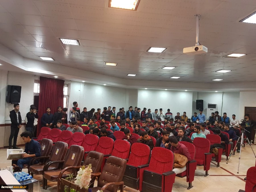 برگزاری مراسم  بزرگداشت هفته وحدت و16 آذر روز دانشجو در دانشکده فنی خرم آباد 2