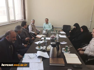 نشست با مشاور ومندیر کل حراست وحوزه ریاست دانشگاه فنی