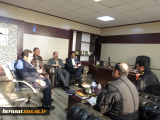 نشست مشترک  حراست ورئیس دانشگاه فنی و حرفه ای استان مرکزی و فرمانده محترم وظیفه عمومی استان مرکزی و ایجاد تفاهم نامه همکاری