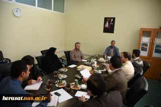 یازدهمین جلسه شورای دفتر مرکزی حراست در روز یکشنبه مورخ 08 ، 11 ، 96 برگزار گردید.