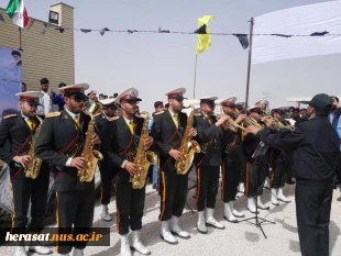 مراسم تشیع و تدفین شهدای گمنام در دانشکده پسران بوشهر  4