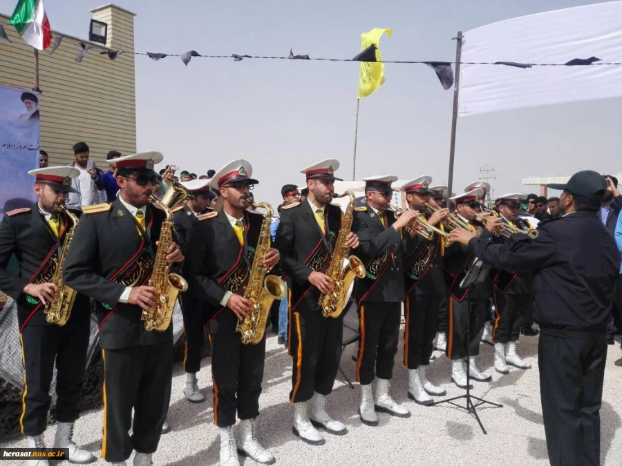 مراسم تشیع و تدفین شهدای گمنام در دانشکده پسران بوشهر  4