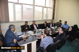 سیزدهمین جلسه شورا با حضور مدیر حراست مراکز تابعه دانشگاه در استان گلستان ( دوشنبه مورخ 07 ، 12 ، 96 )