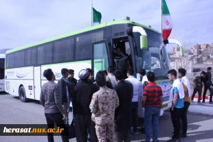 بدرقه راهیان نور دانشجویان استان کردستان 4