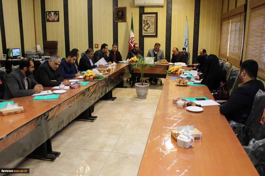 چهارمین جلسه حراست های مراکز تابعه دانشگاه فنی استان مازندران با حضور دکتر سلمانی وآقای میر حبیبی از دفتر مرکزی حراست دانشگاه  2