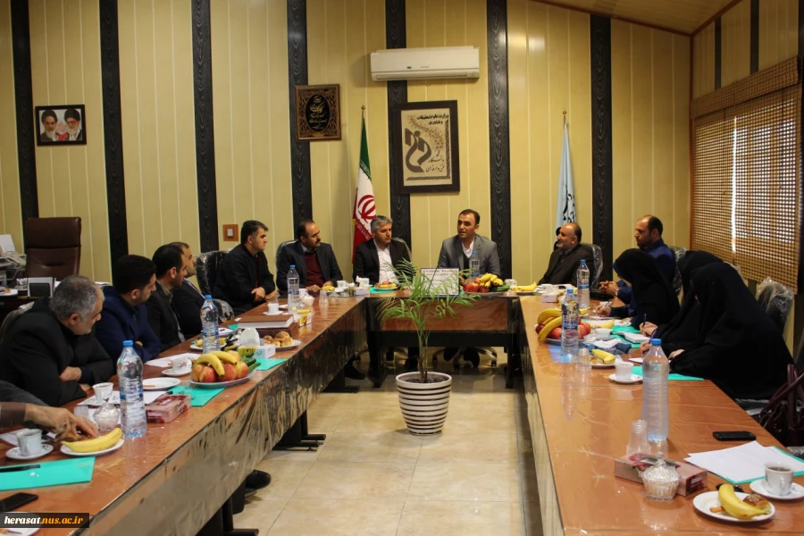 چهارمین جلسه حراست های مراکز تابعه دانشگاه فنی استان مازندران با حضور دکتر سلمانی وآقای میر حبیبی از دفتر مرکزی حراست دانشگاه  4