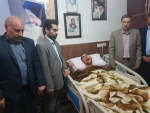 تکریم اخلاص وشهادت گونه شهید زنده سید نور خدا موسوی 8