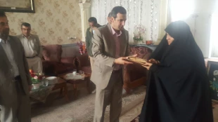 تکریم اخلاص وشهادت گونه شهید زنده سید نور خدا موسوی 9
