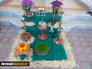 سفره هفت سین از وسایل اسقاطی آموزشکده فنی شماره دو ساری  3