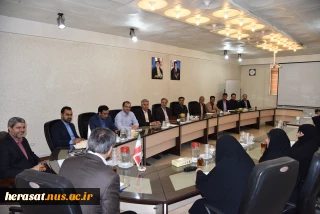 چهاردهمین نشست تخصصی دفتر مرکزی حراست با حضور حراست های تهران و البرز در تاریخ 20 ، 01 ، 1397 در محل سازمان مرکزی برگزار گردید.