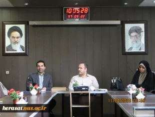معارفه کارشناس حراست آموزشکده فنی پسران بروجردواولین جلسه استانی حراستهای استان لرستان 2