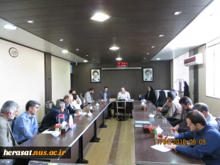 معارفه کارشناس حراست آموزشکده فنی پسران بروجردواولین جلسه استانی حراستهای استان لرستان 6
